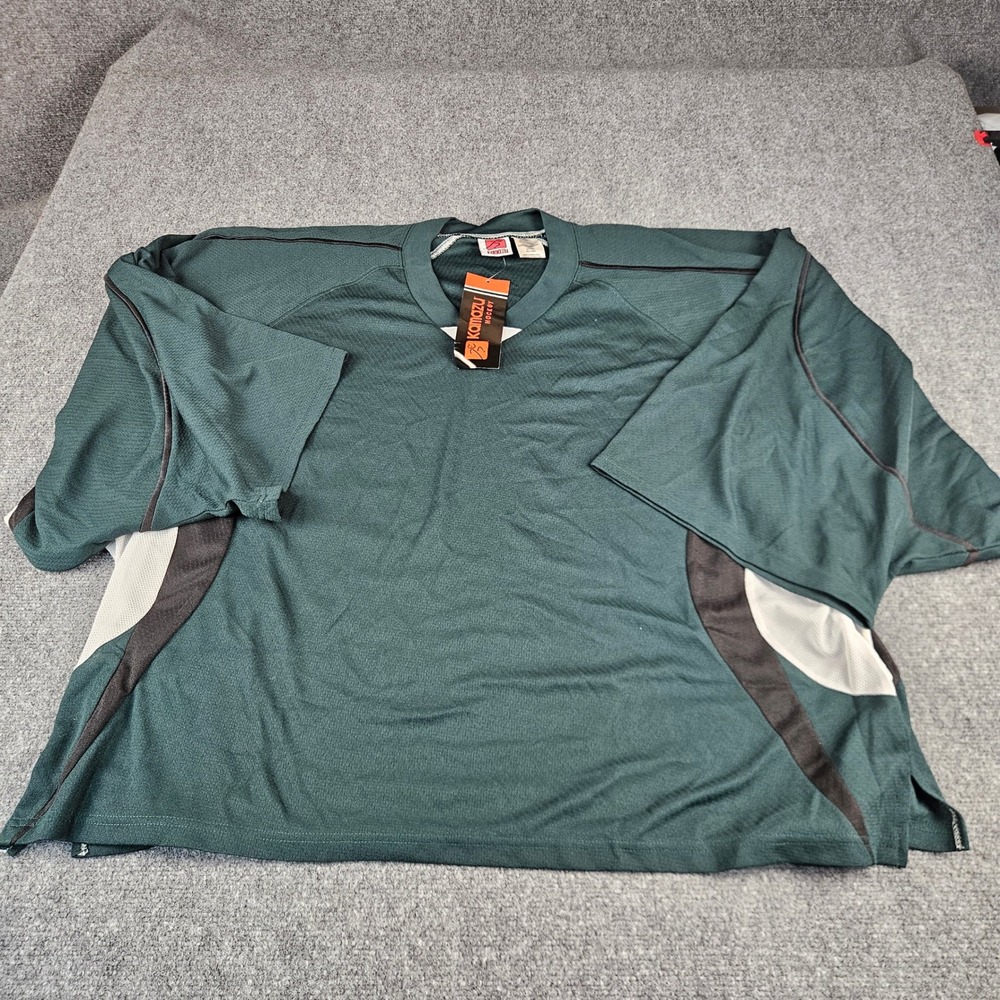 Kamazu Hockey Goalie Jersey Forest Green Black White Adult 3XL New With Tags